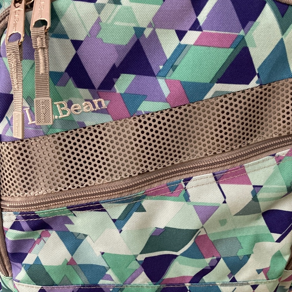 L.L.Bean Deluxe Book Pack 37L,Fresh Mint Prism EUC - Picture 9 of 9